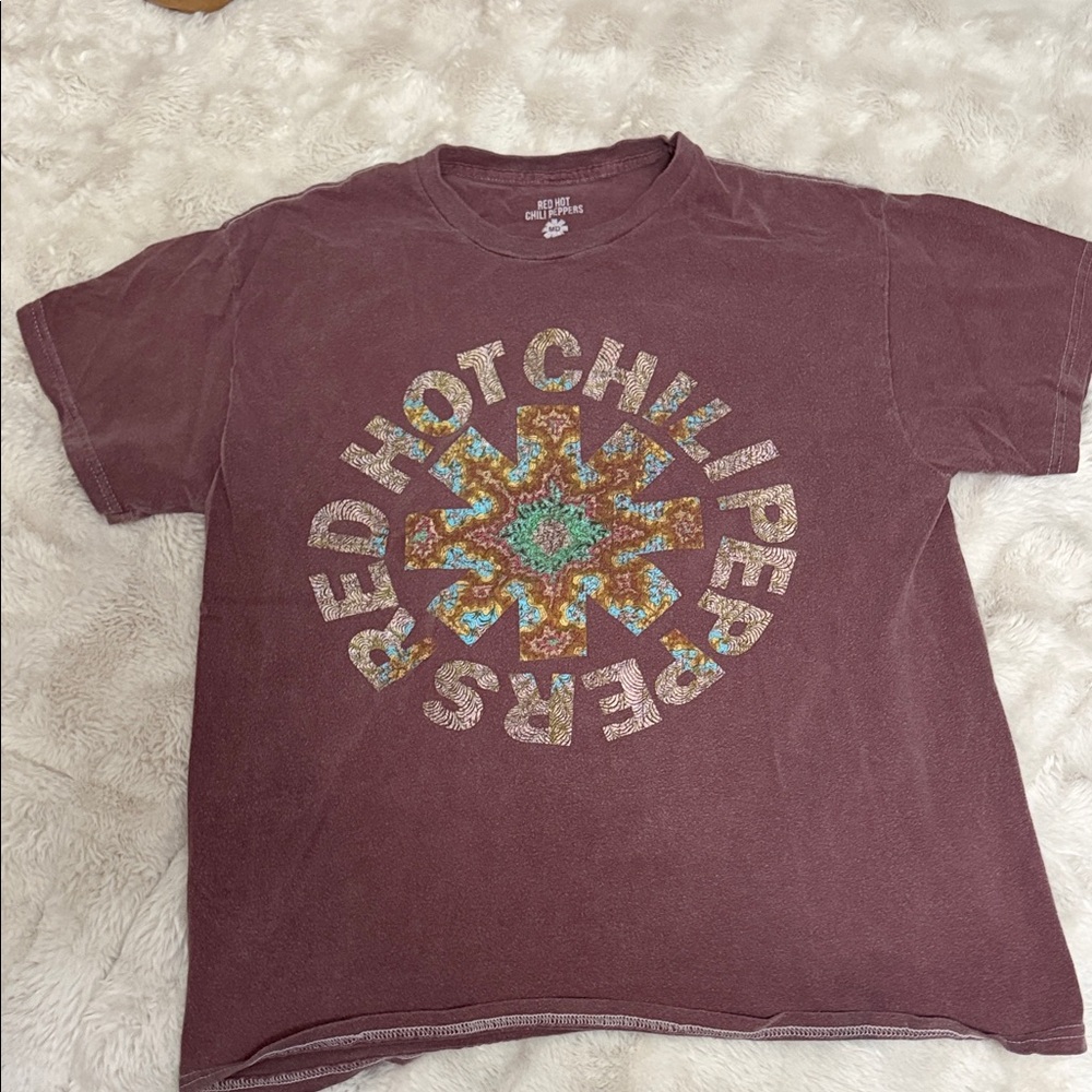 Women's Short Sleeve Graphic Tee - Maroon - Picture 4 of 5